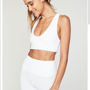 SPIRITUAL GANGSTER Plunge bra, white, size S.